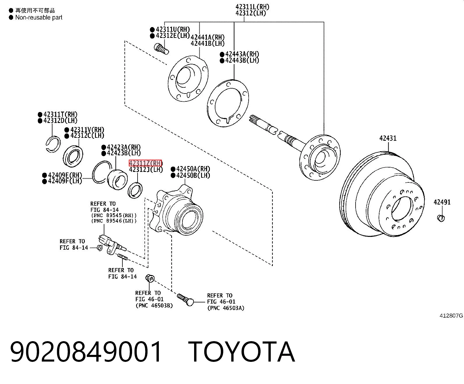 9020849001 Toyota