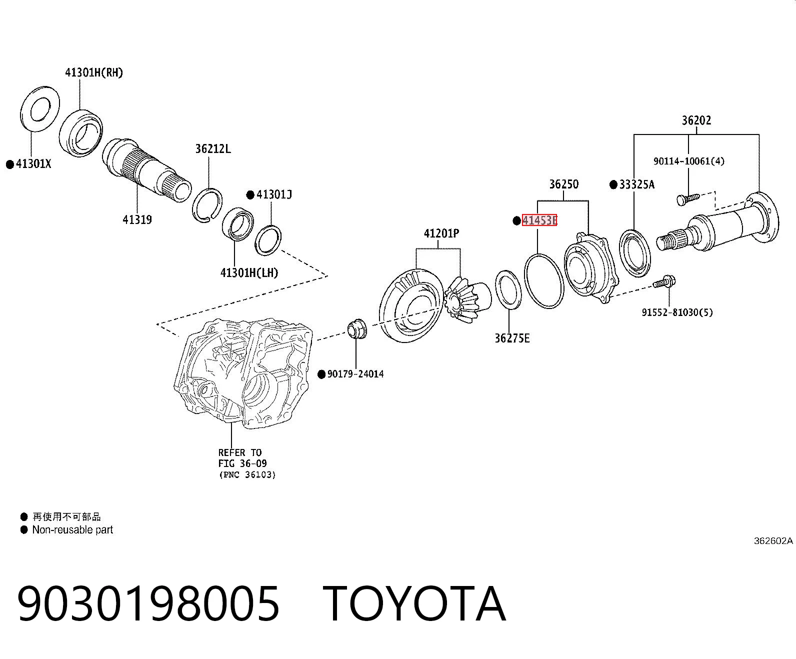 9030198005 Toyota