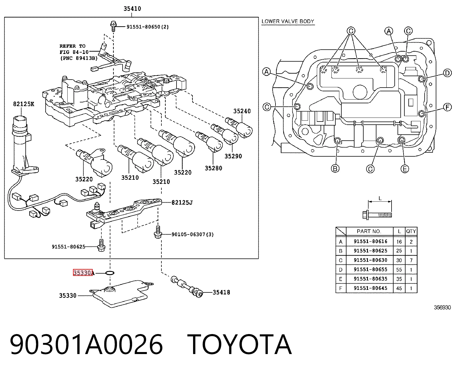 90301A0026 Toyota Pierścień uszczelniający filtr automatycznej skrzyni biegów