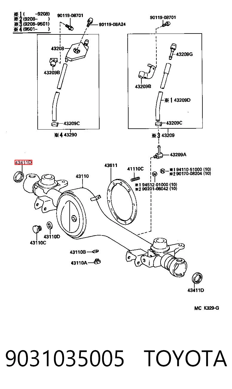 Uszczelniacz półosi mostu przedniego Toyota Land Cruiser 80 SUV (J8) (1990 - 1998) cena, od 6,96 USD