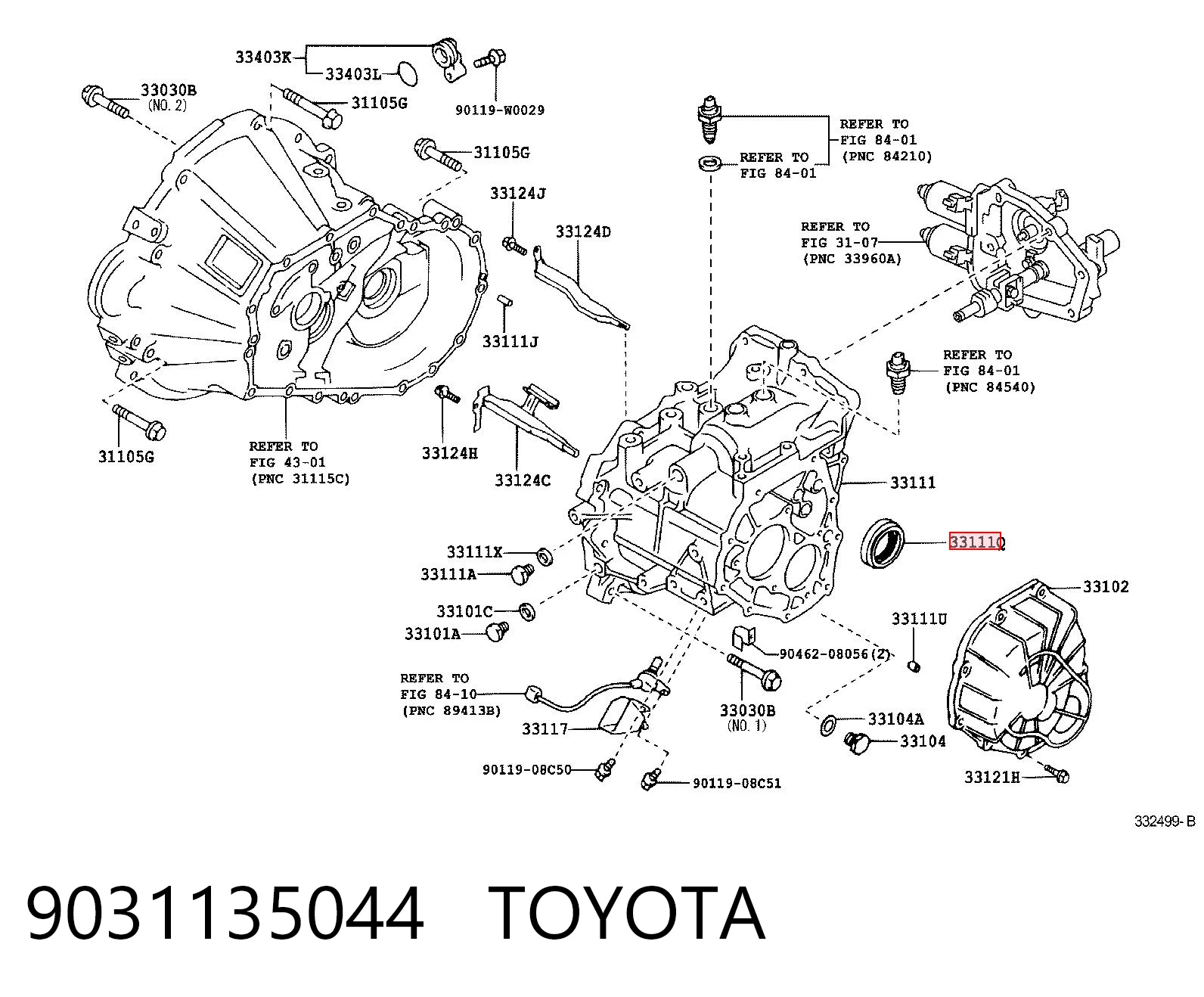 9031135044 Toyota
