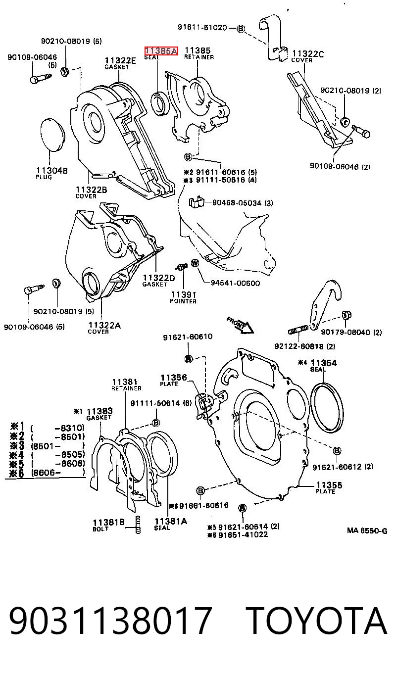 9031138017 Toyota