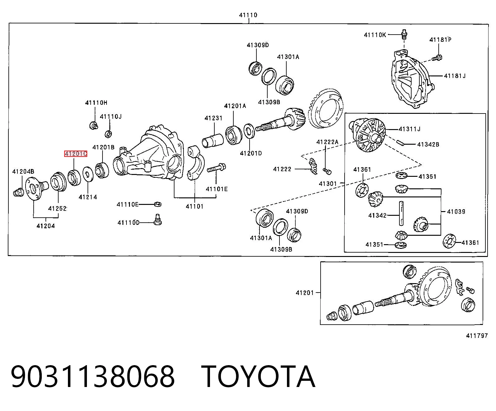 9031138068 Toyota