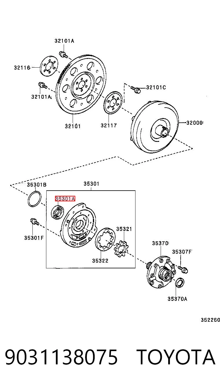 9031138075 Toyota