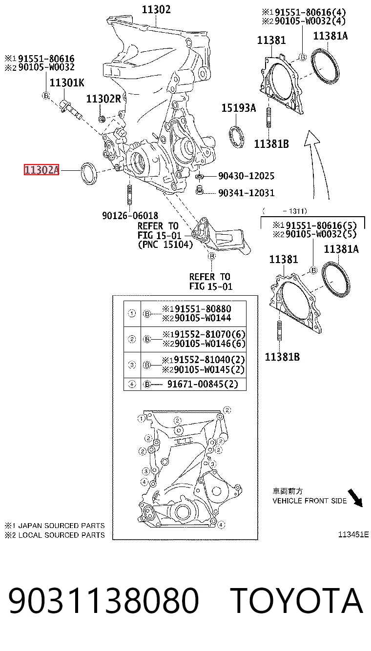 9031138080 Toyota