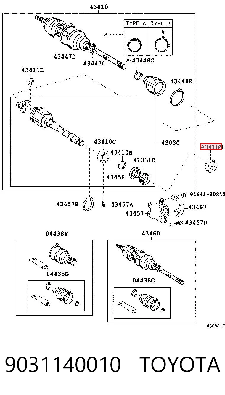 9031140010 Toyota