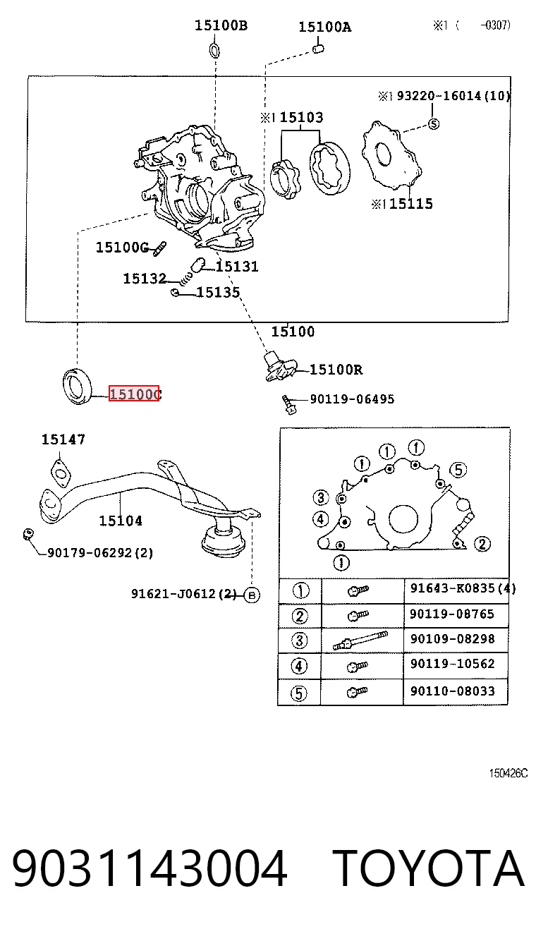 9031143004 Toyota