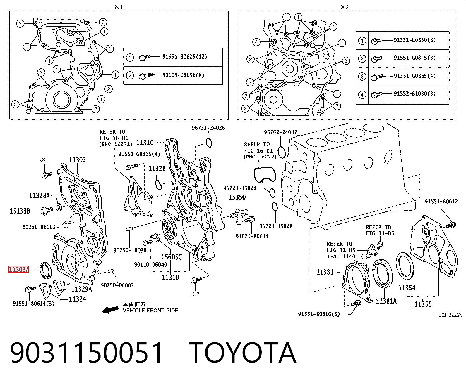 9031150051 Toyota