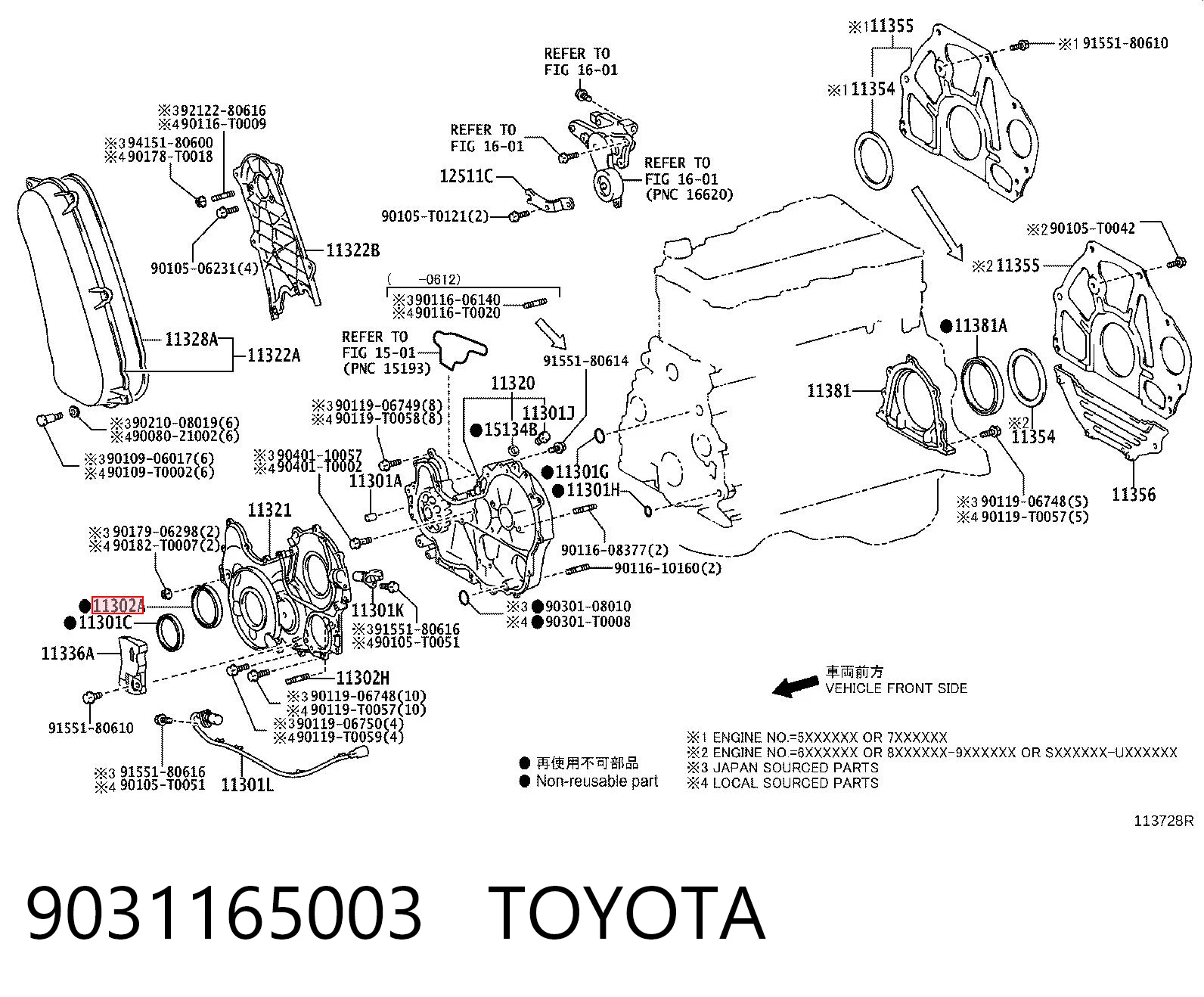 9031165003 Toyota
