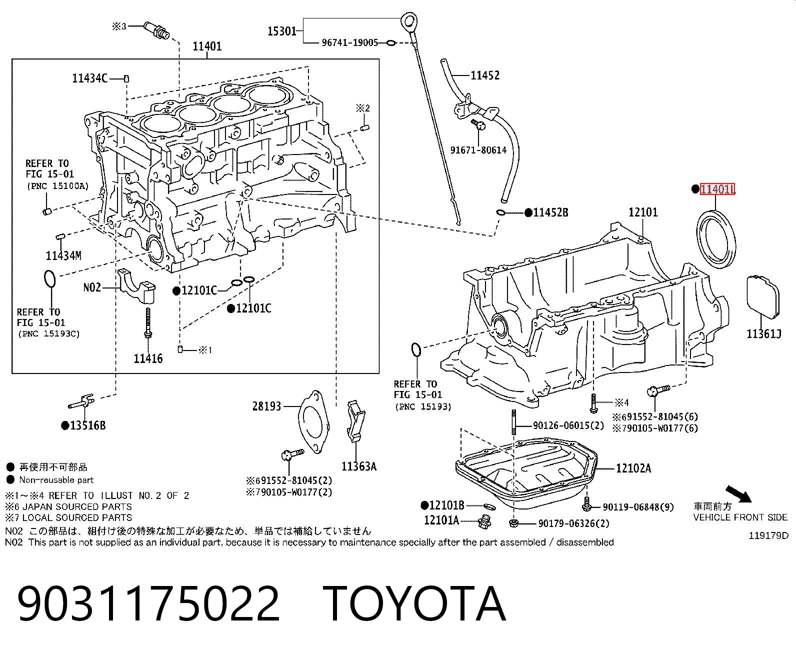 9031175022 Toyota