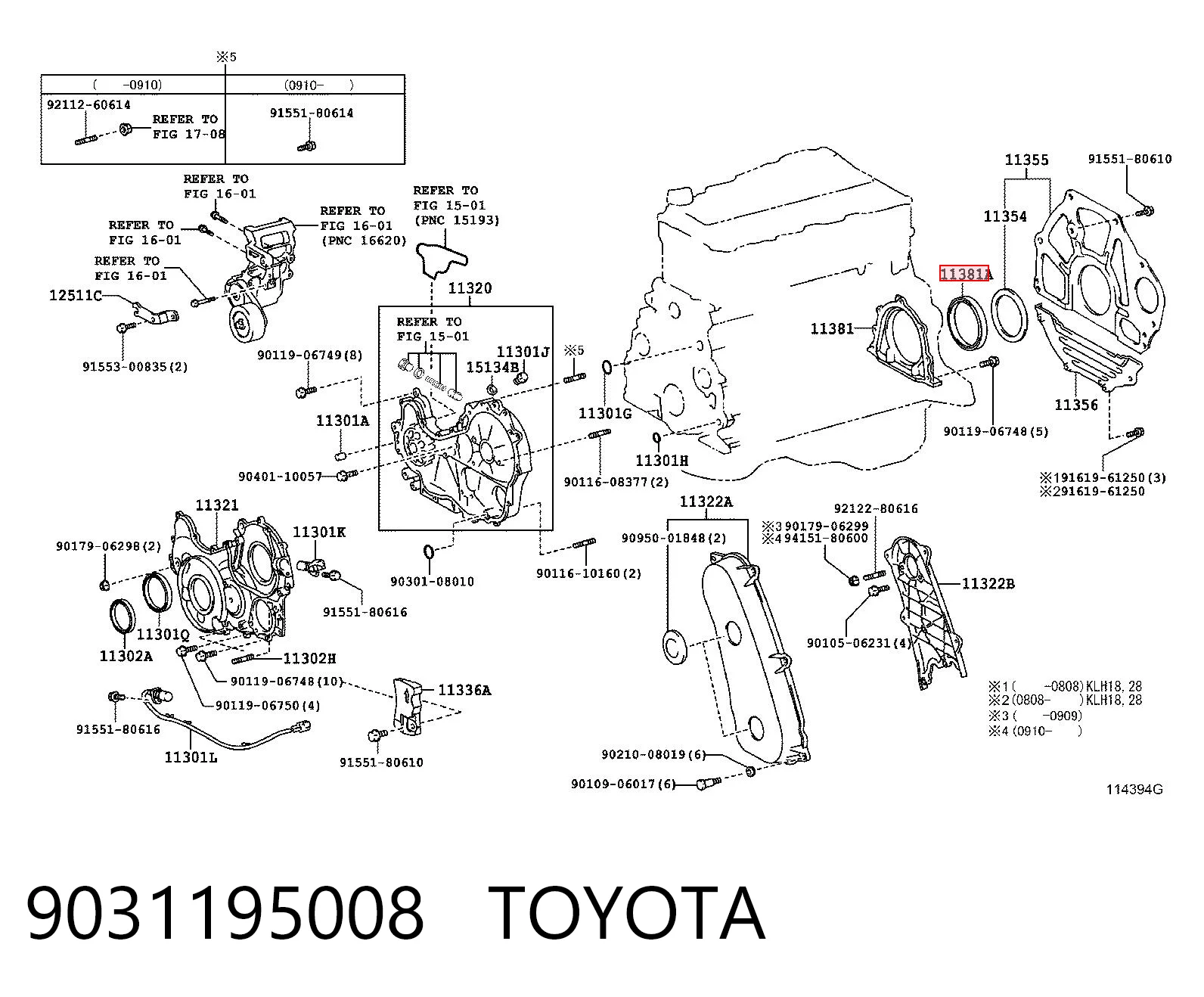 9031195008 Toyota