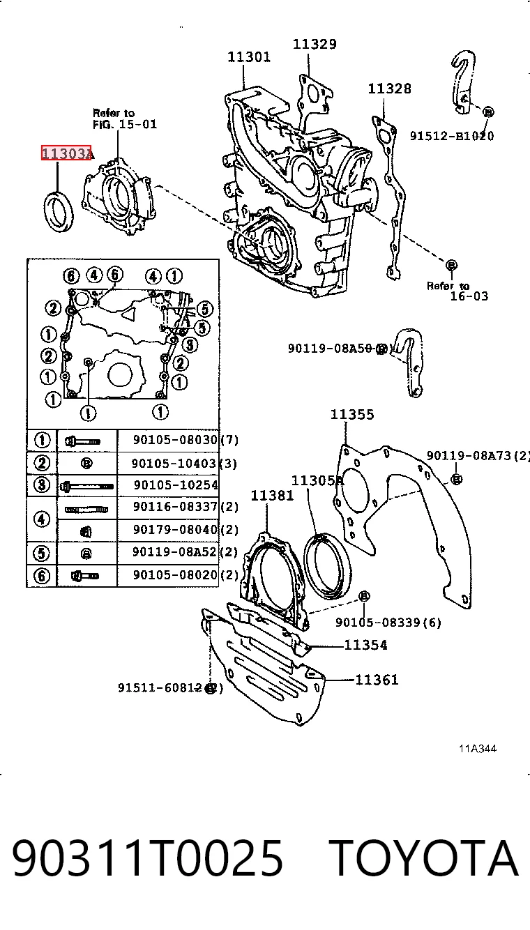 90311T0025 Toyota