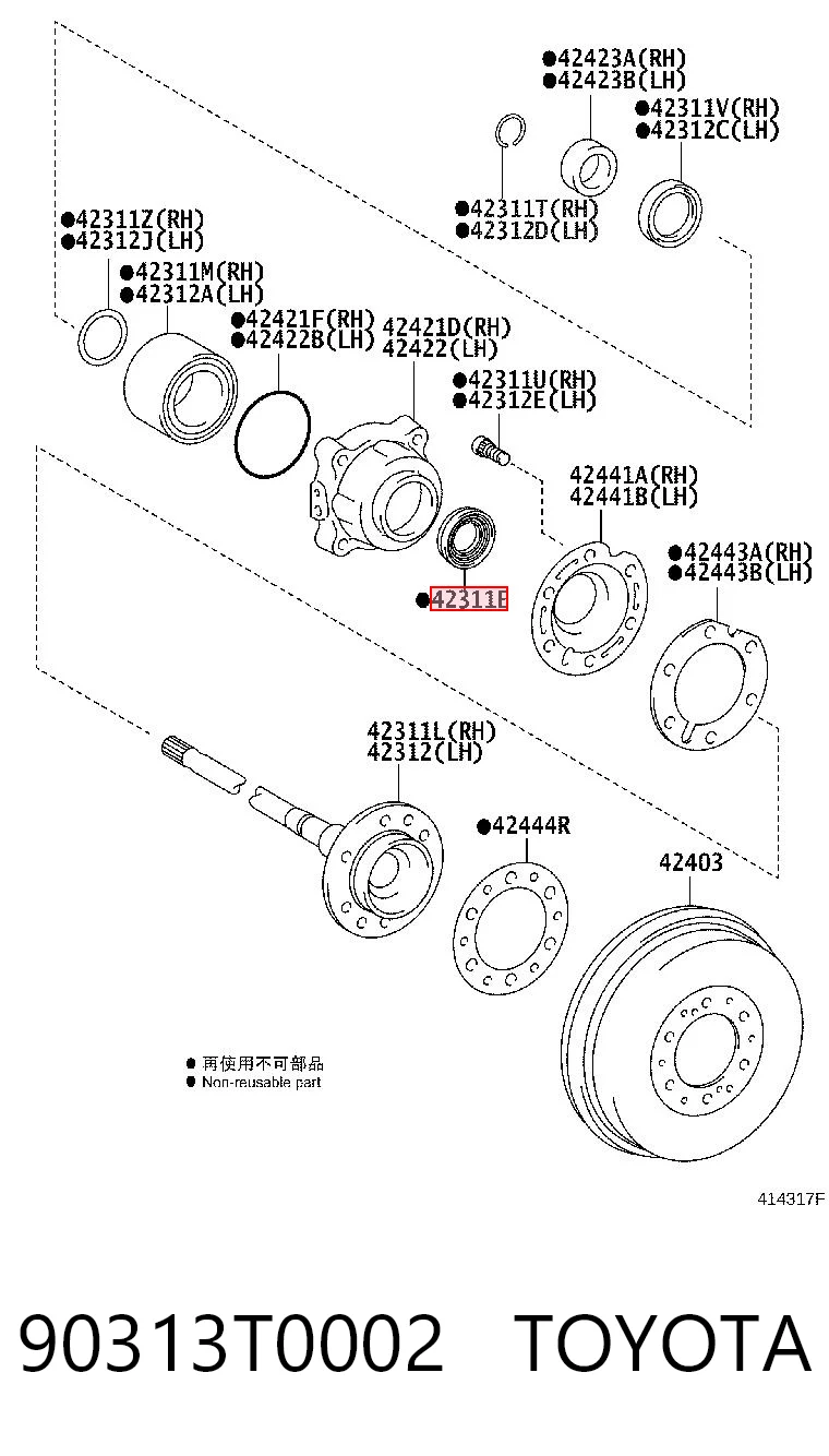 90313T0002 Toyota