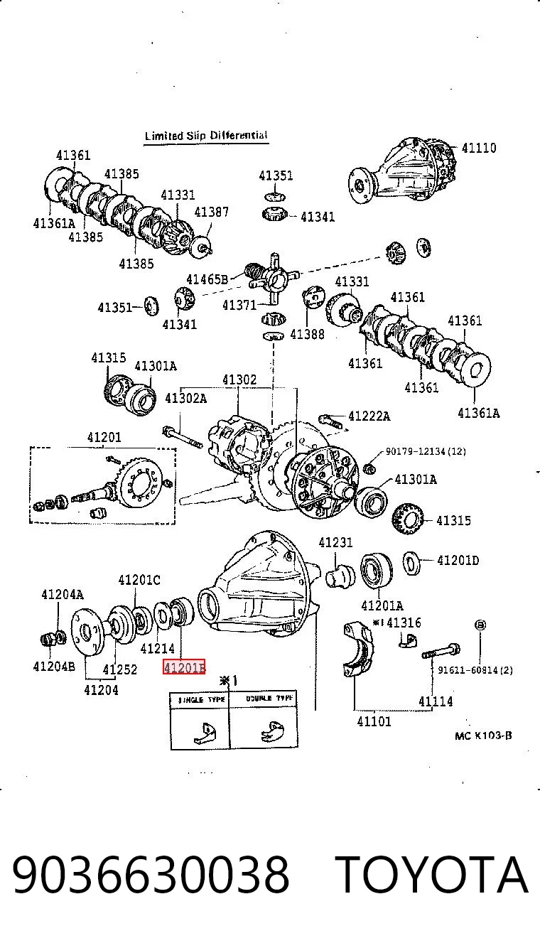 9036630038 Toyota