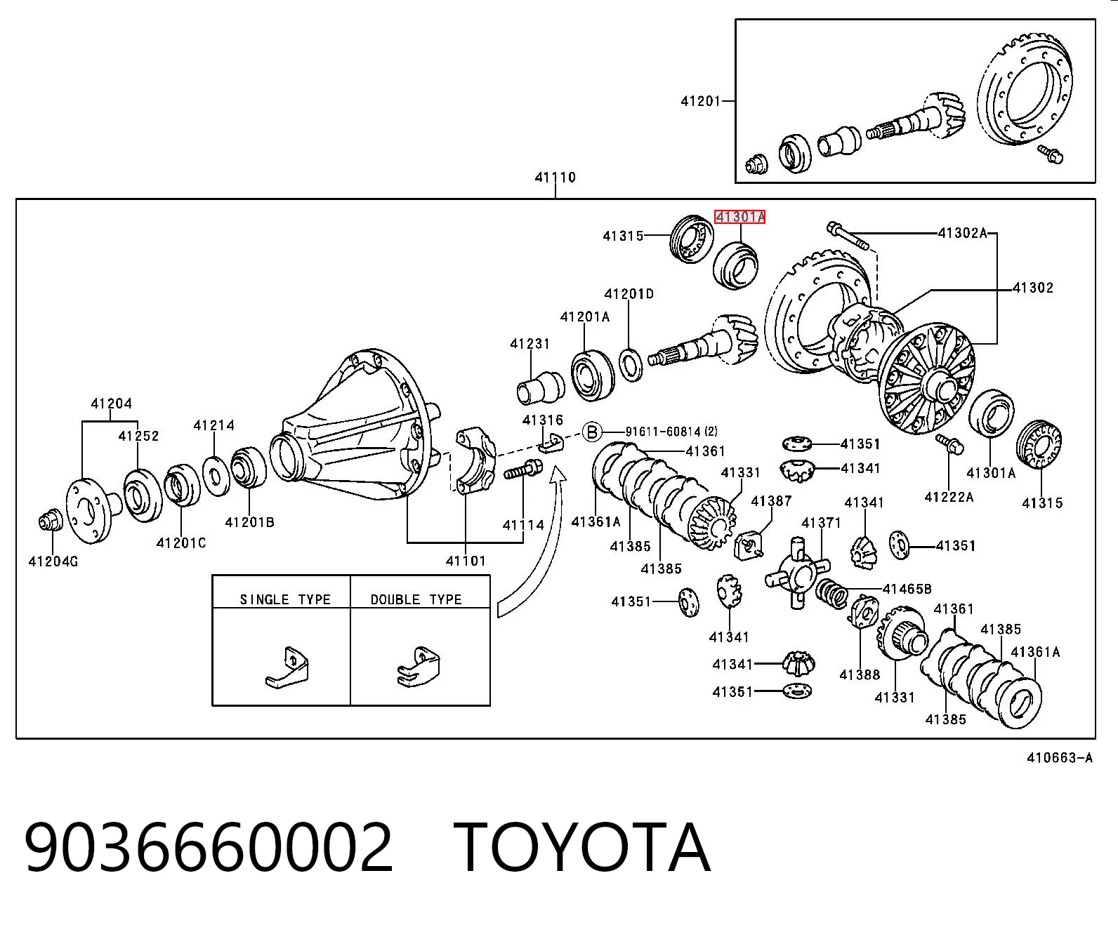 Lożysko piasty tylnej Iveco 7162243