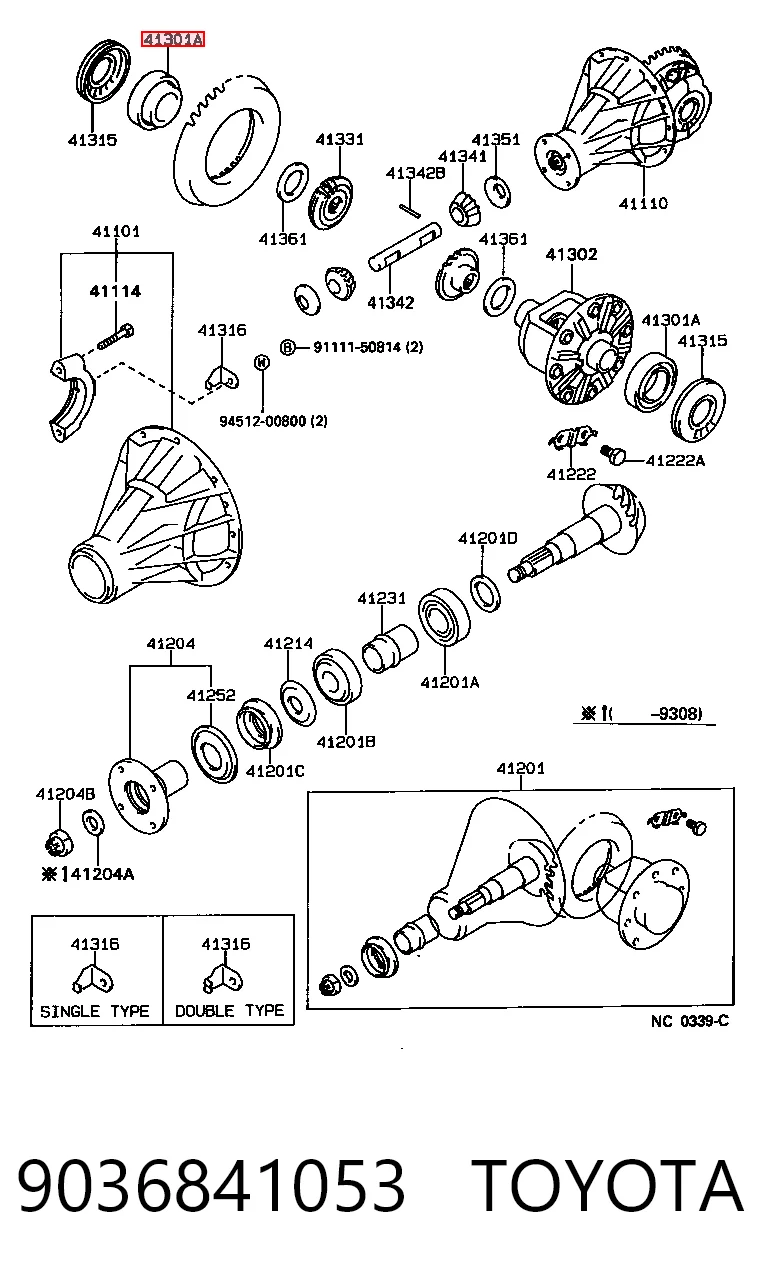9036841053 Toyota