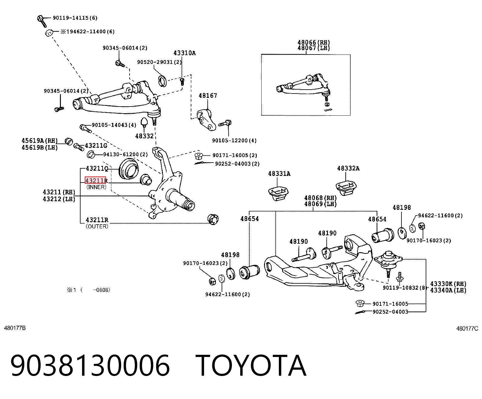 9038130006 Toyota