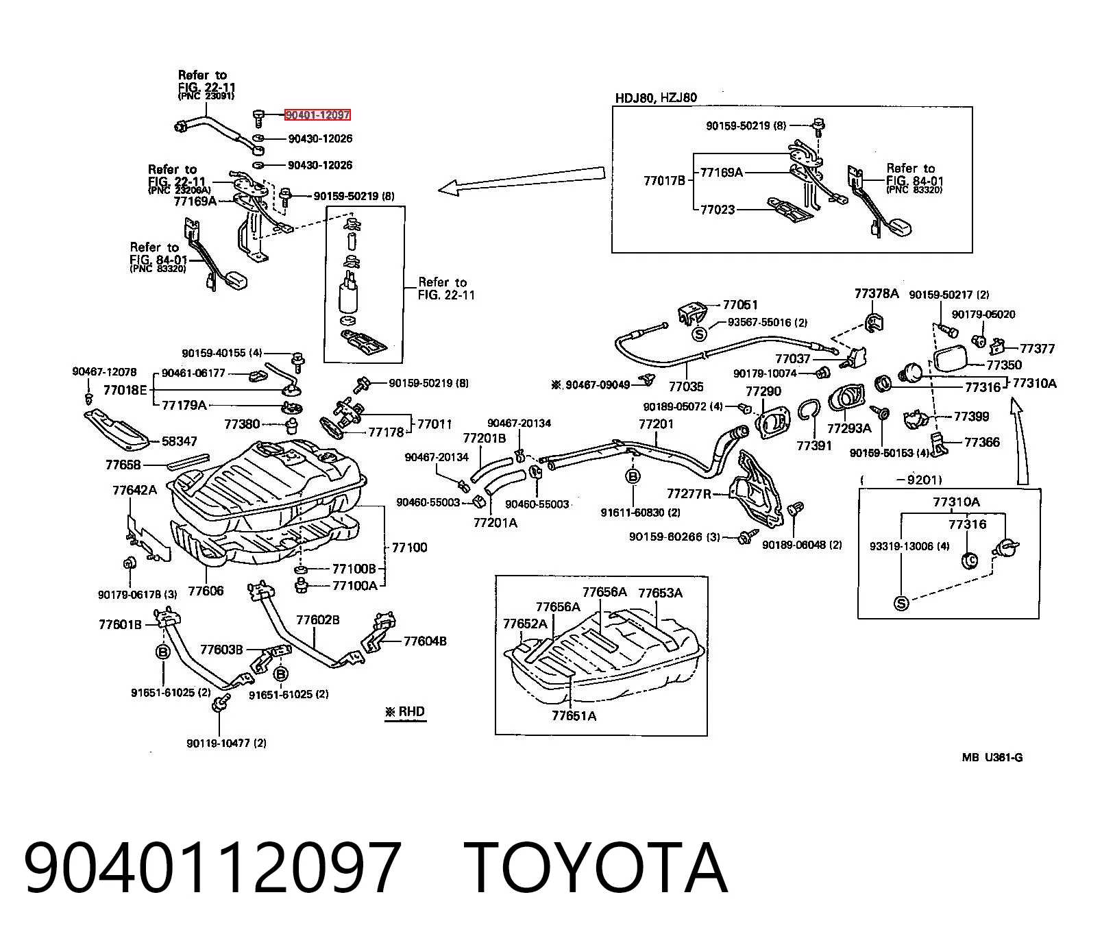 9040112097 Toyota