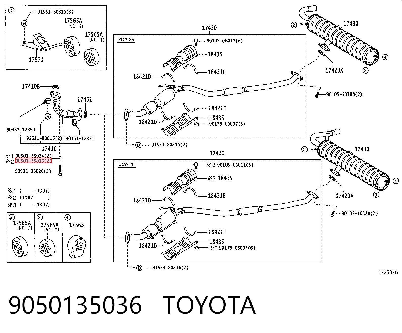 9050135036 Toyota