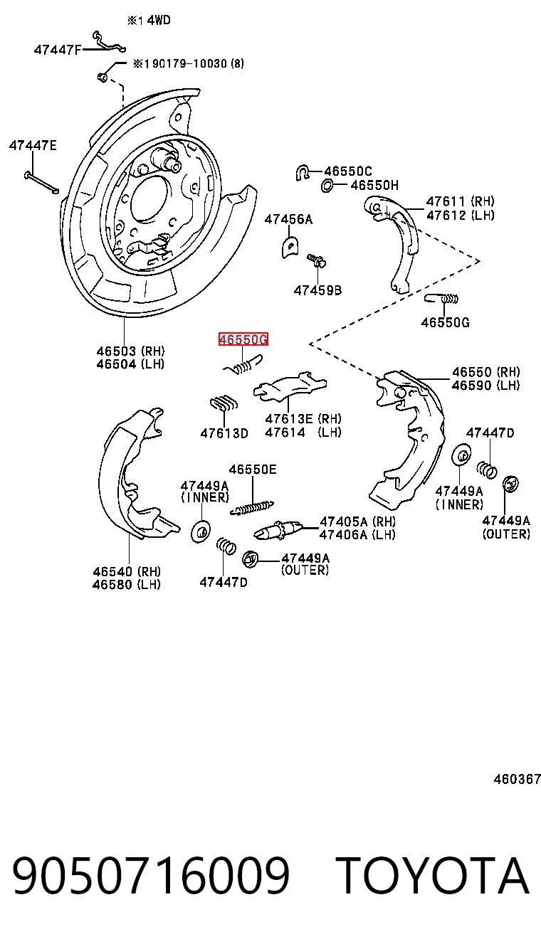 9050716009 Toyota