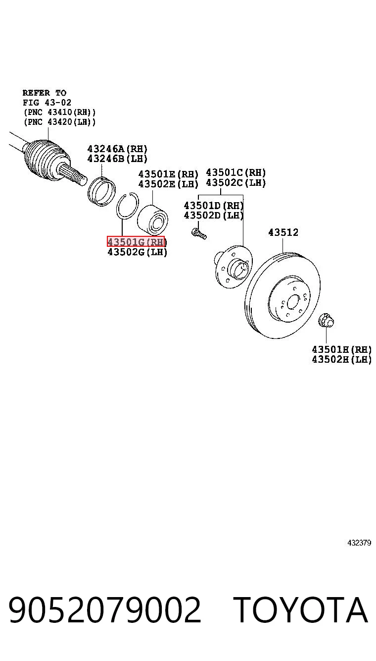 9052079002 Toyota