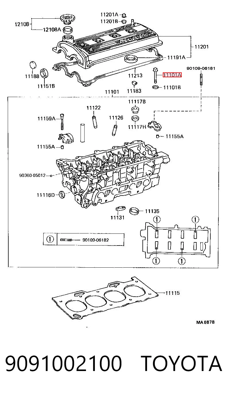9091002100 Toyota