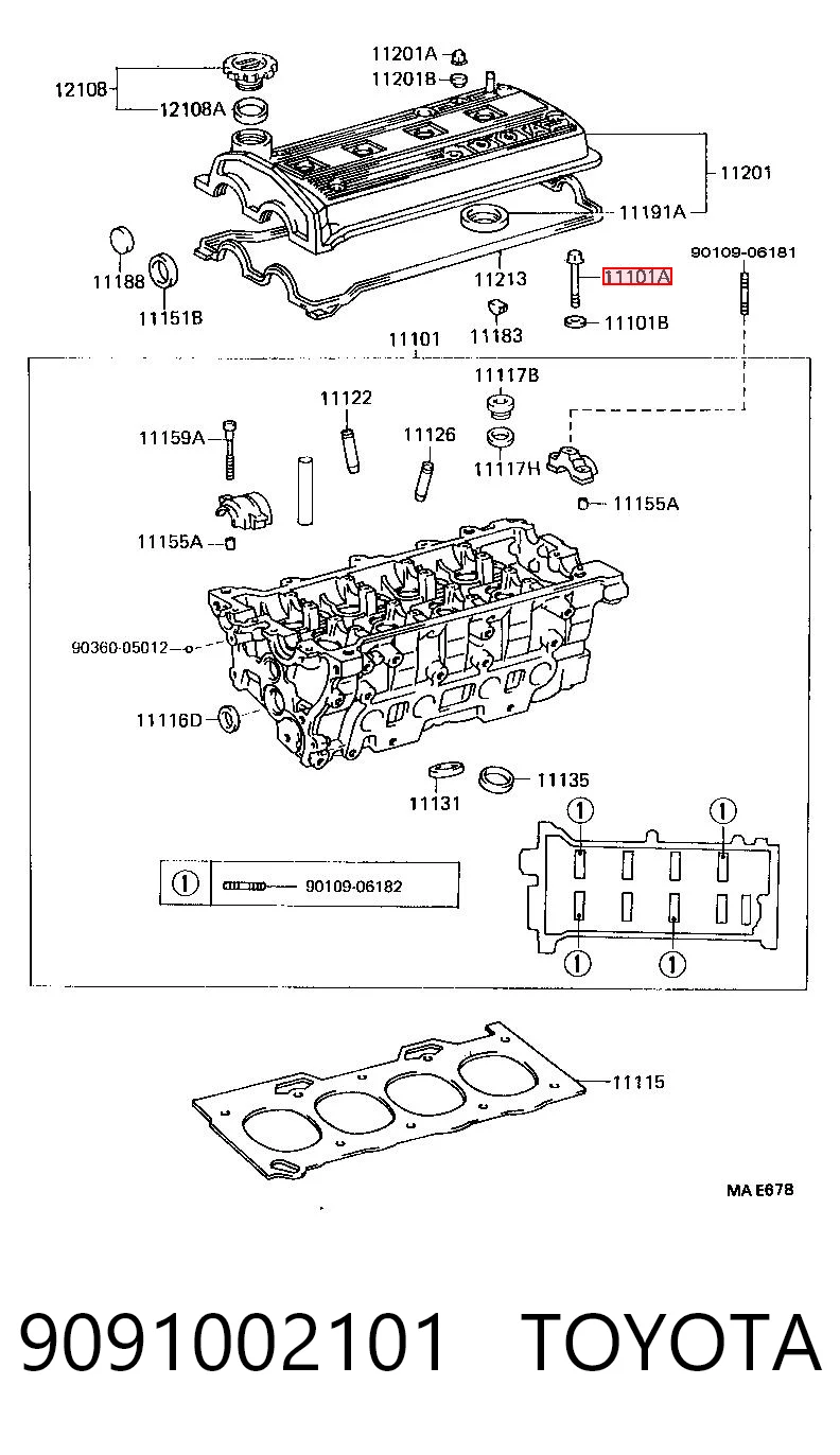9091002101 Toyota