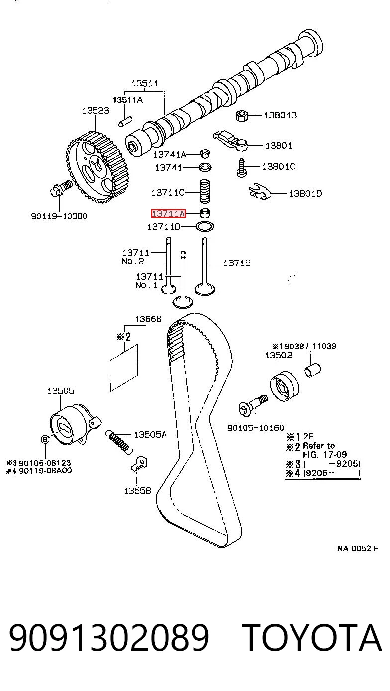 9091302089 Toyota