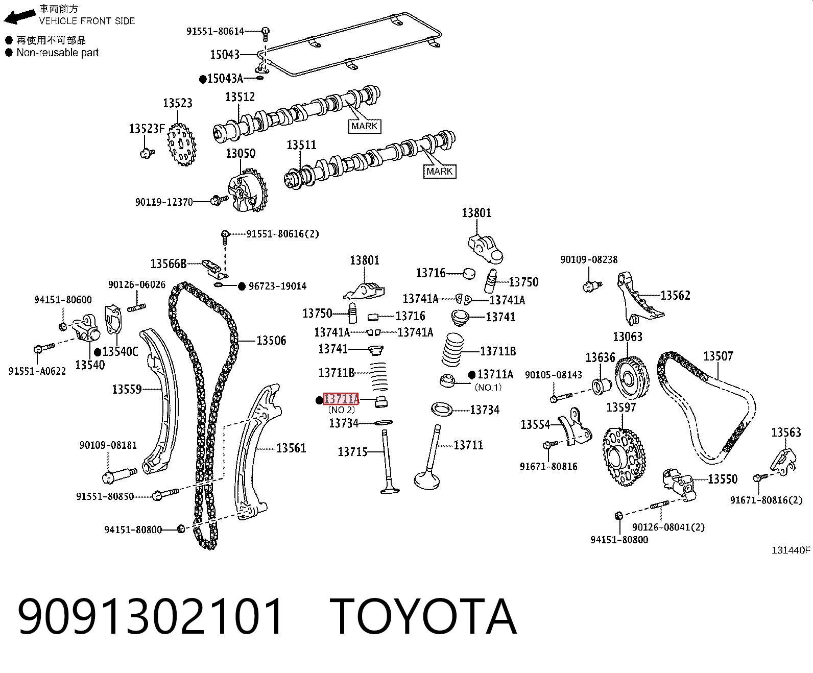 9091302101 Toyota