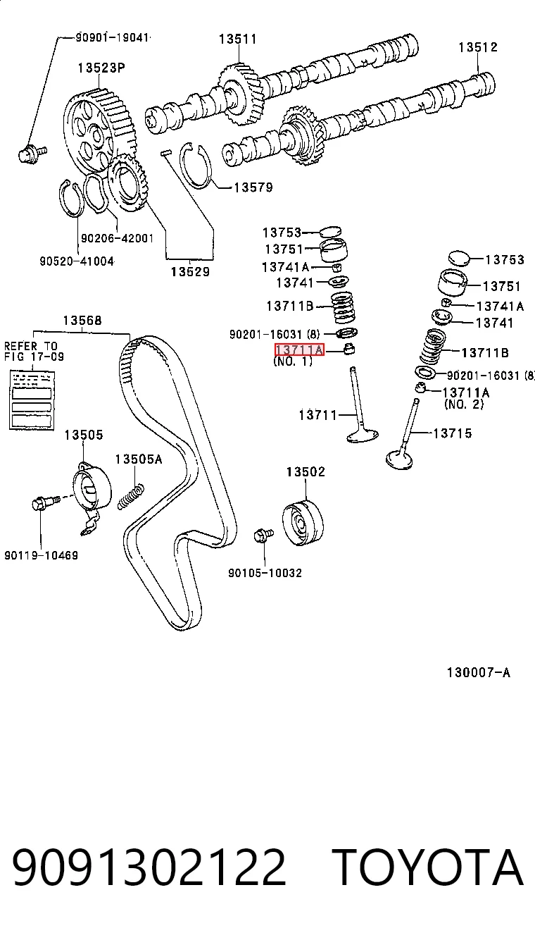 9091302122 Toyota