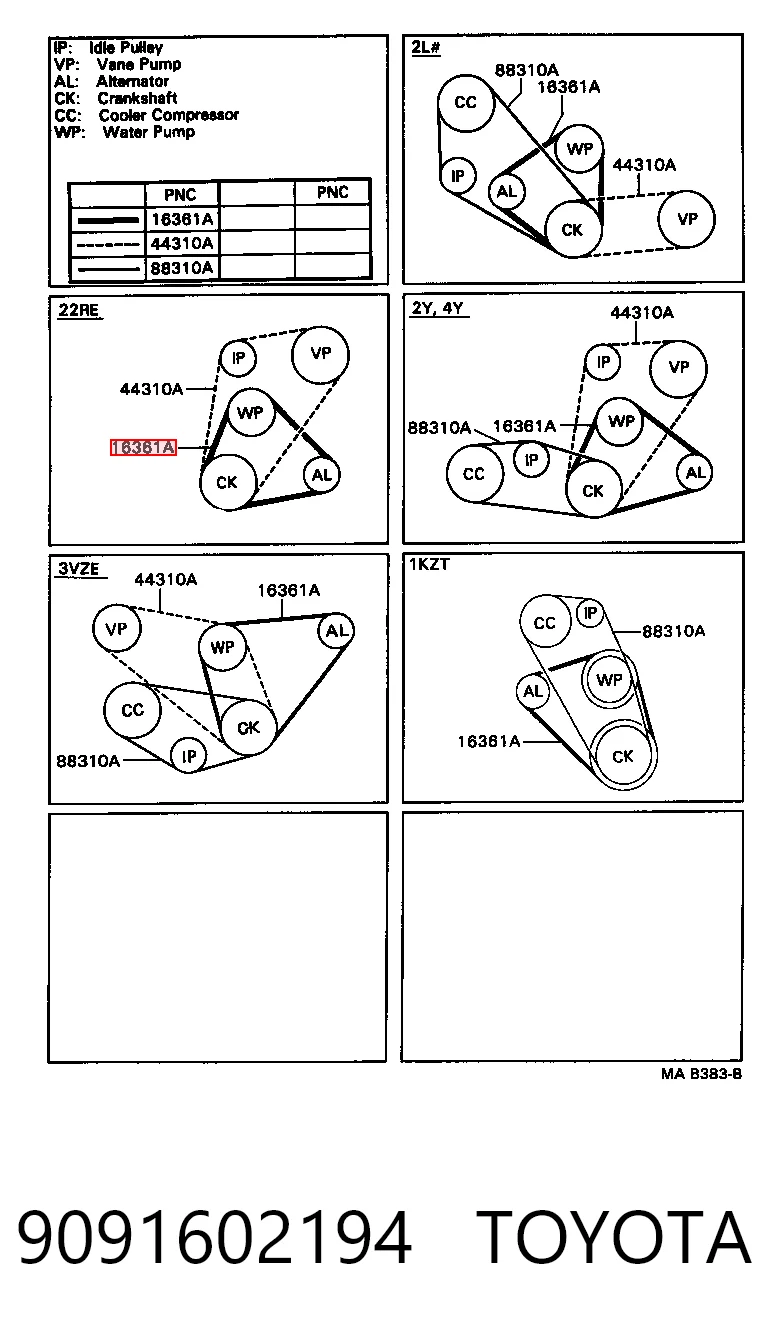 Pas napędowy mechanizmów Mazda E33115907 cena, od 1,47 USD