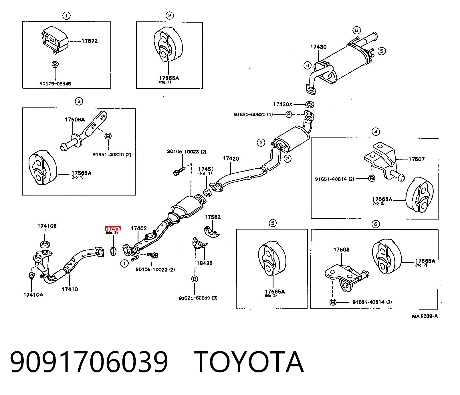 9091706039 Toyota