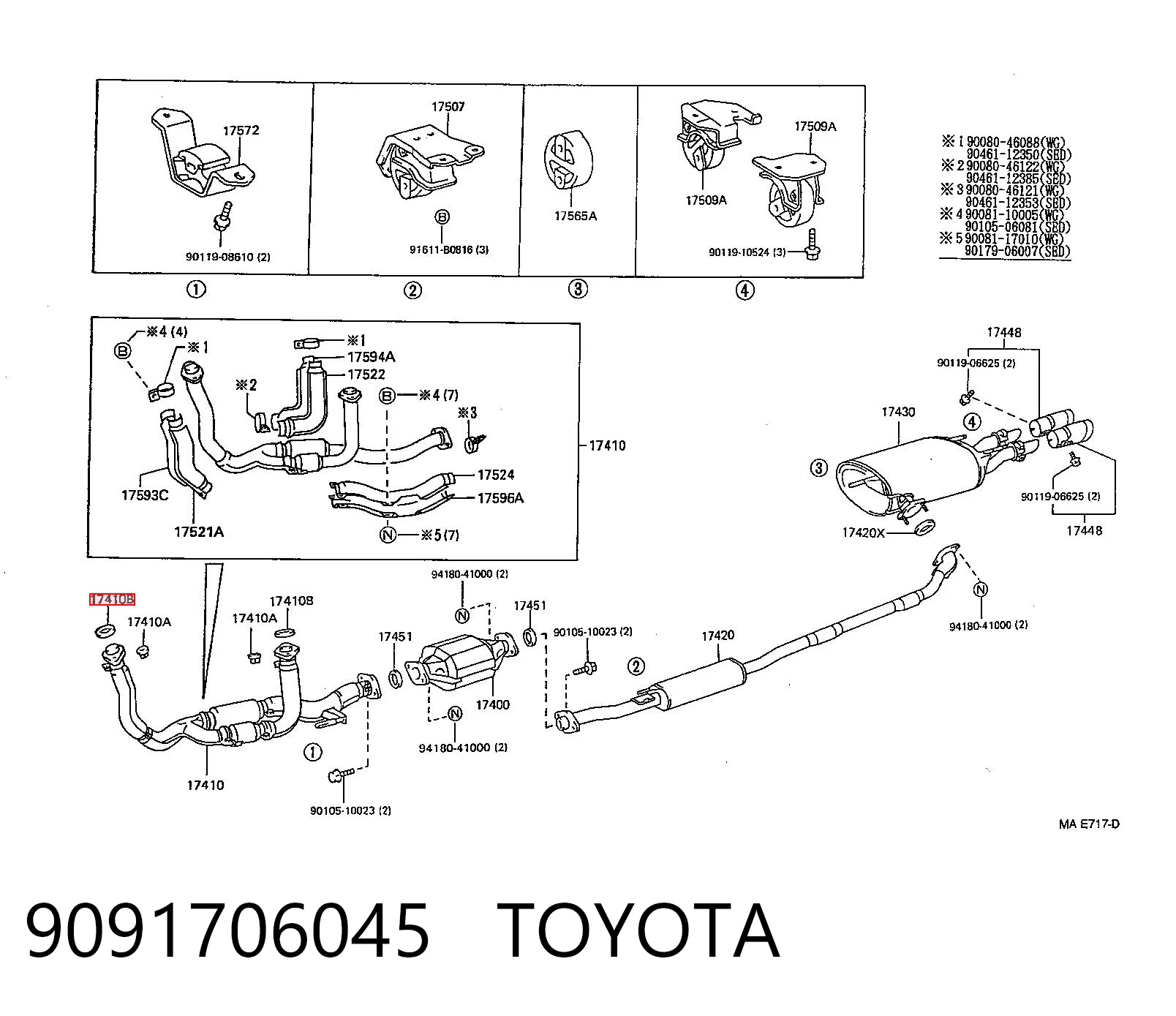 9091706045 Toyota