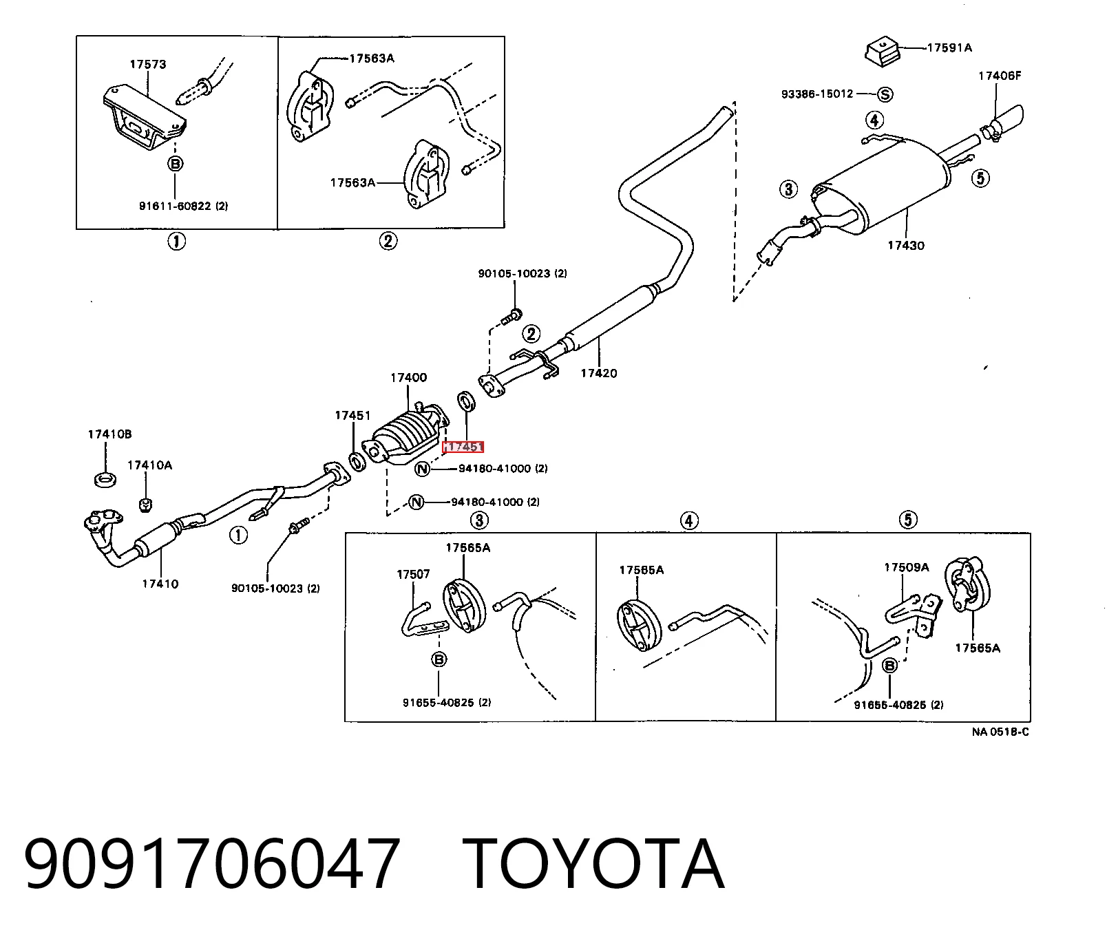 9091706047 Toyota