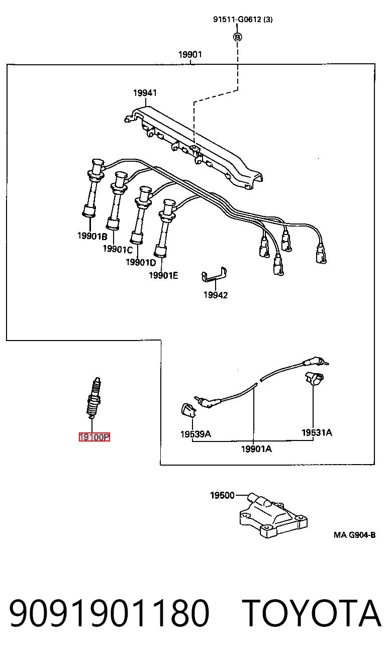9091901180 Toyota