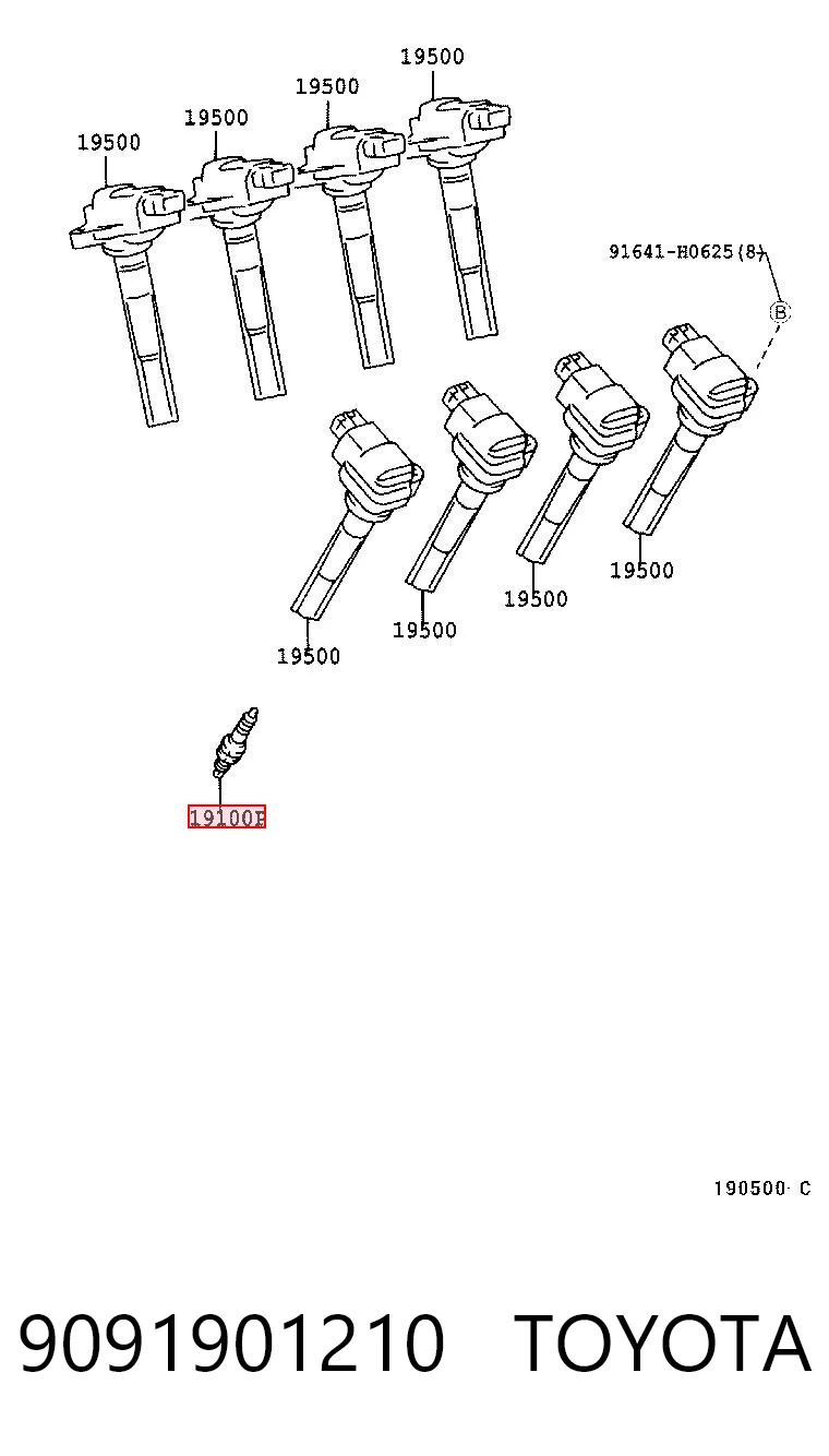 9091901210 Toyota