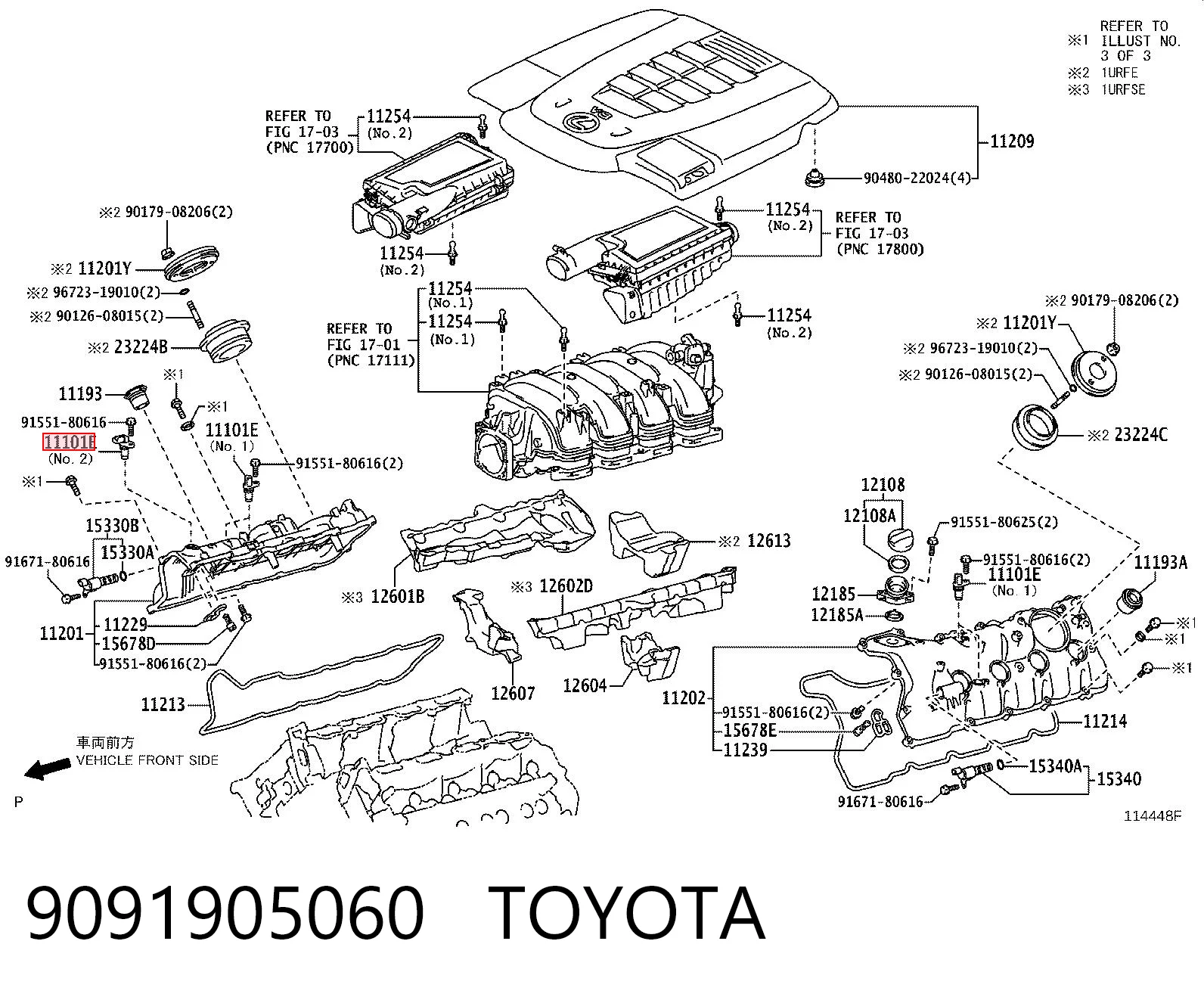 9091905060 Toyota Czujnik położenia wałka rozrządu