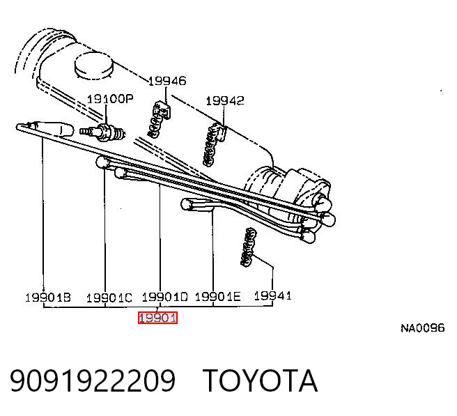 Do koszyka Zestaw przewodów wysokiego napięcia Toyota Corolla  E9