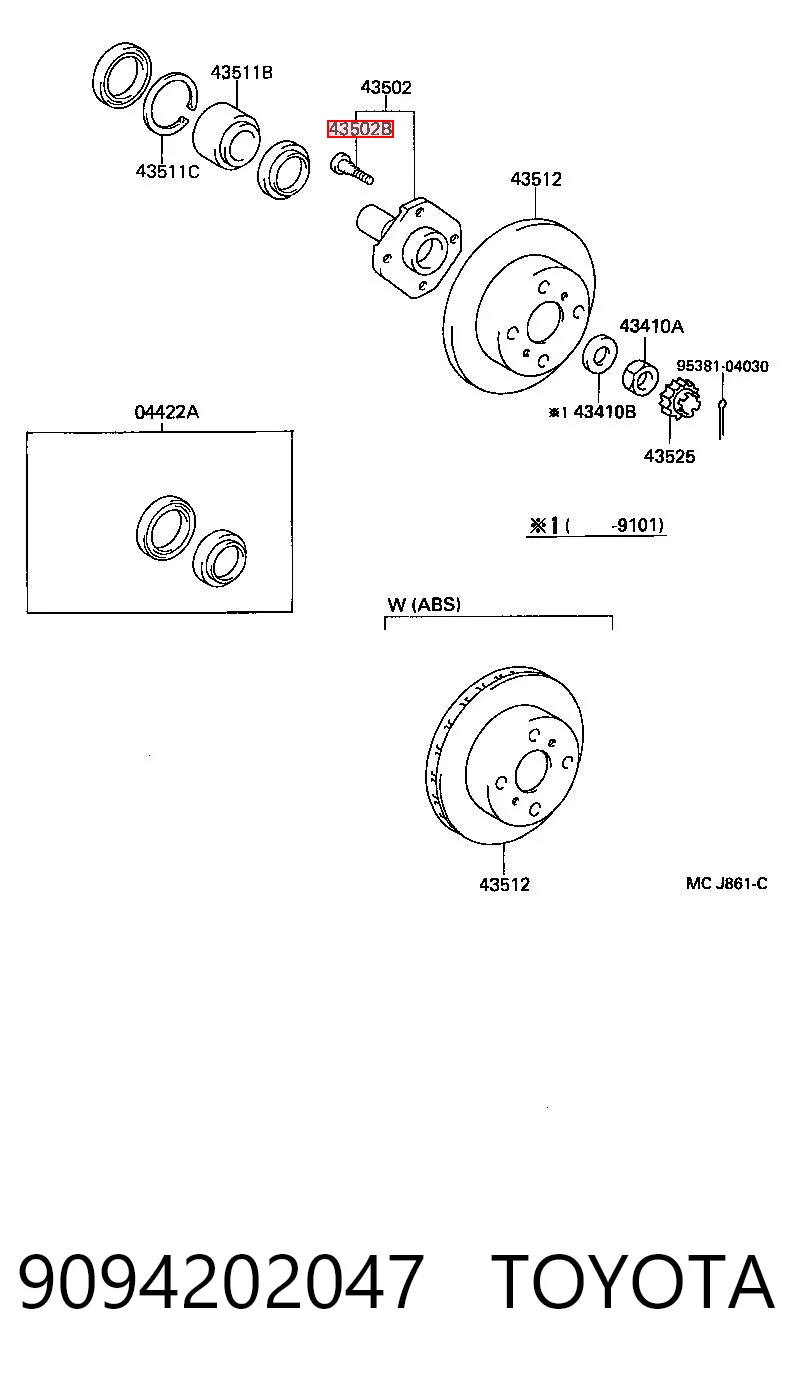 9094202047 Toyota