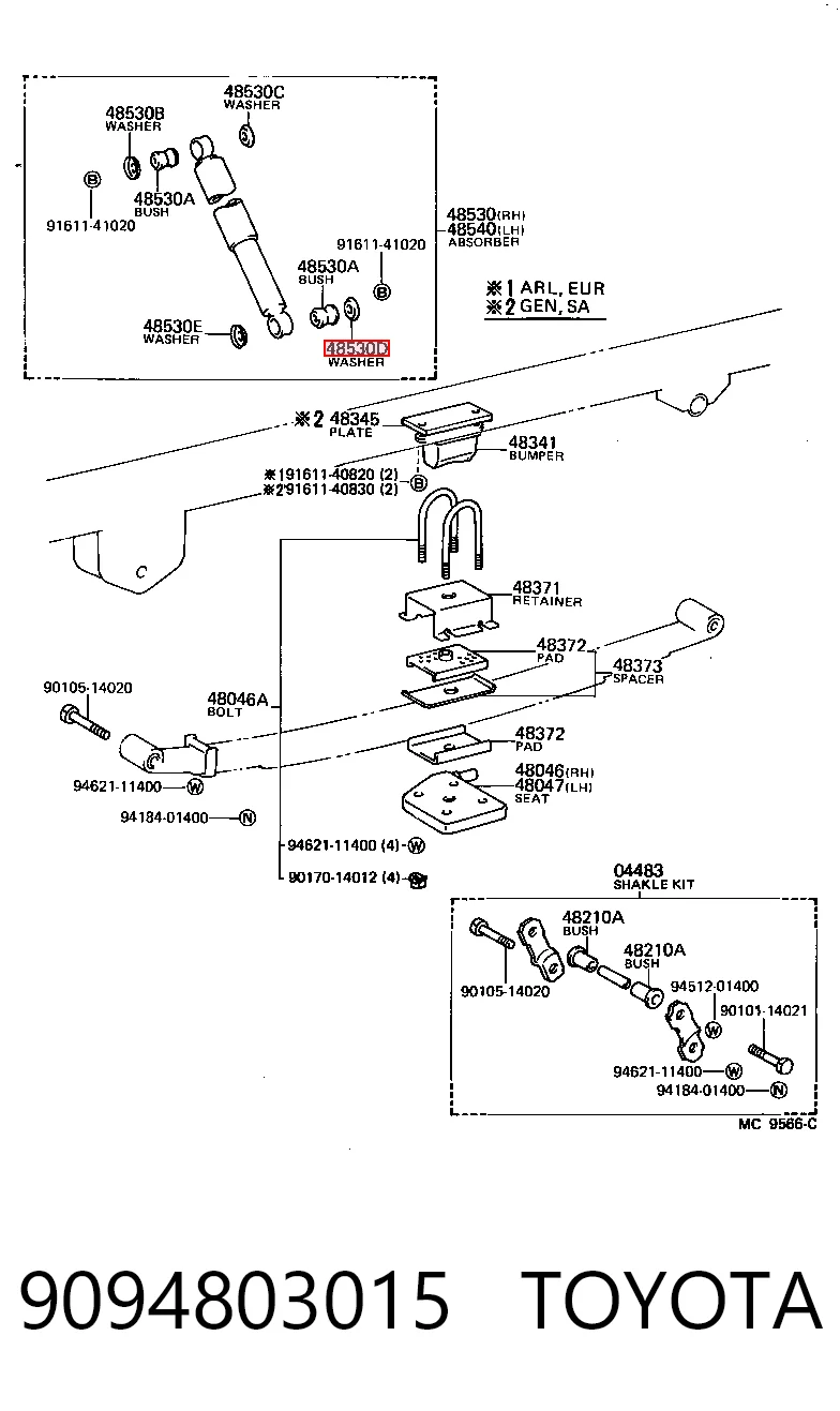 9094803015 Toyota
