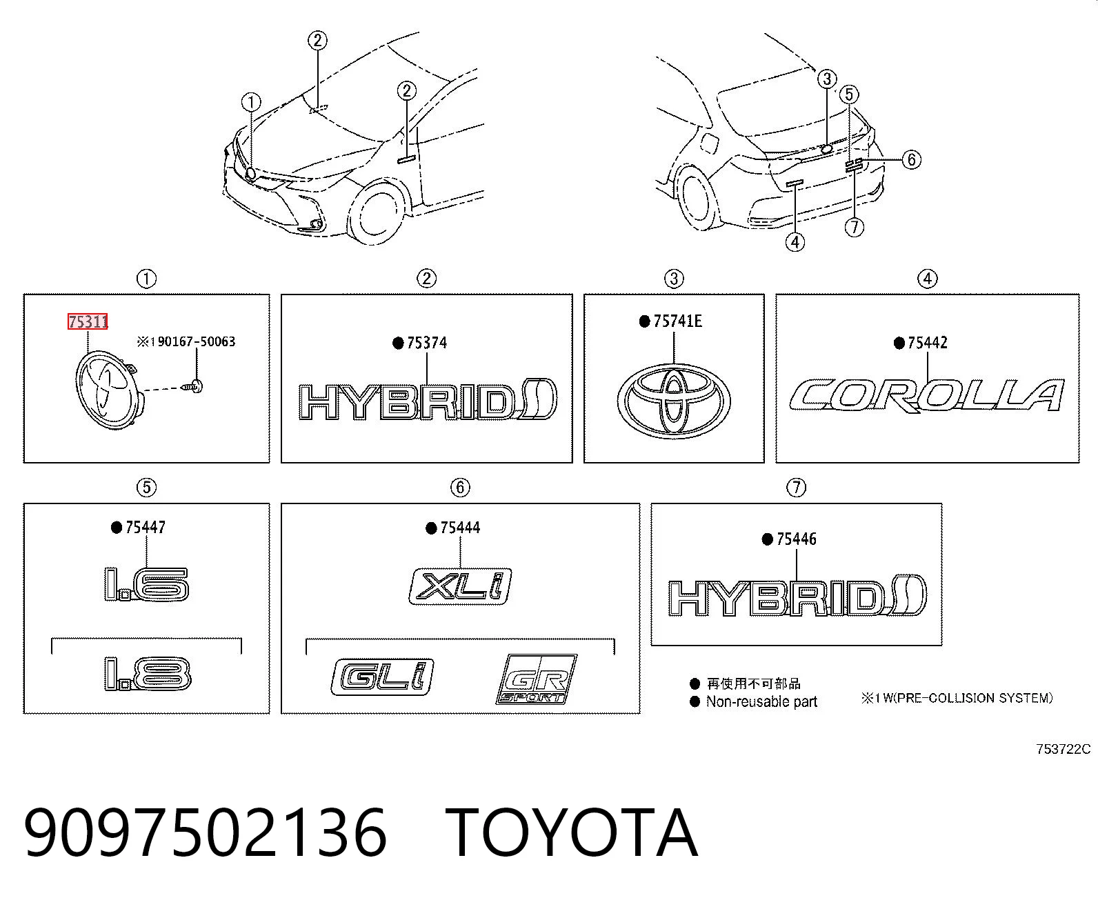 9097502136 Toyota