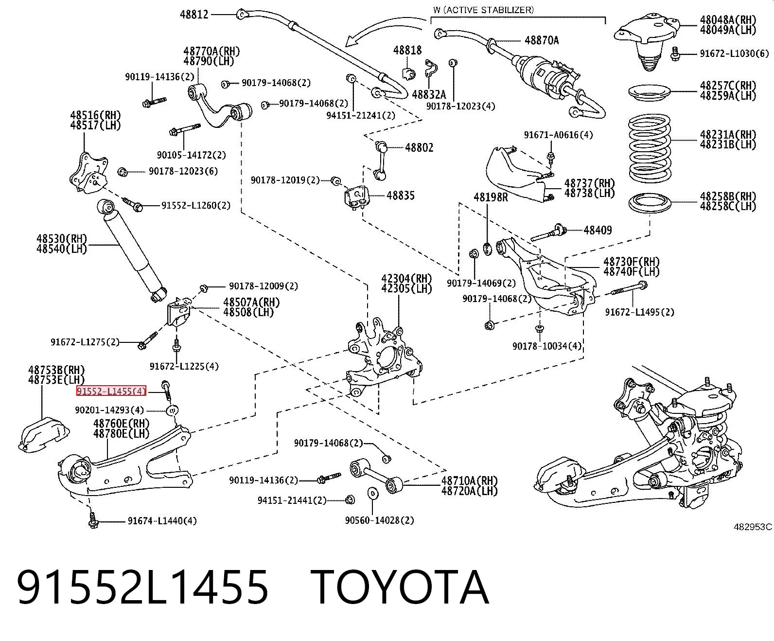 91552L1455 Toyota