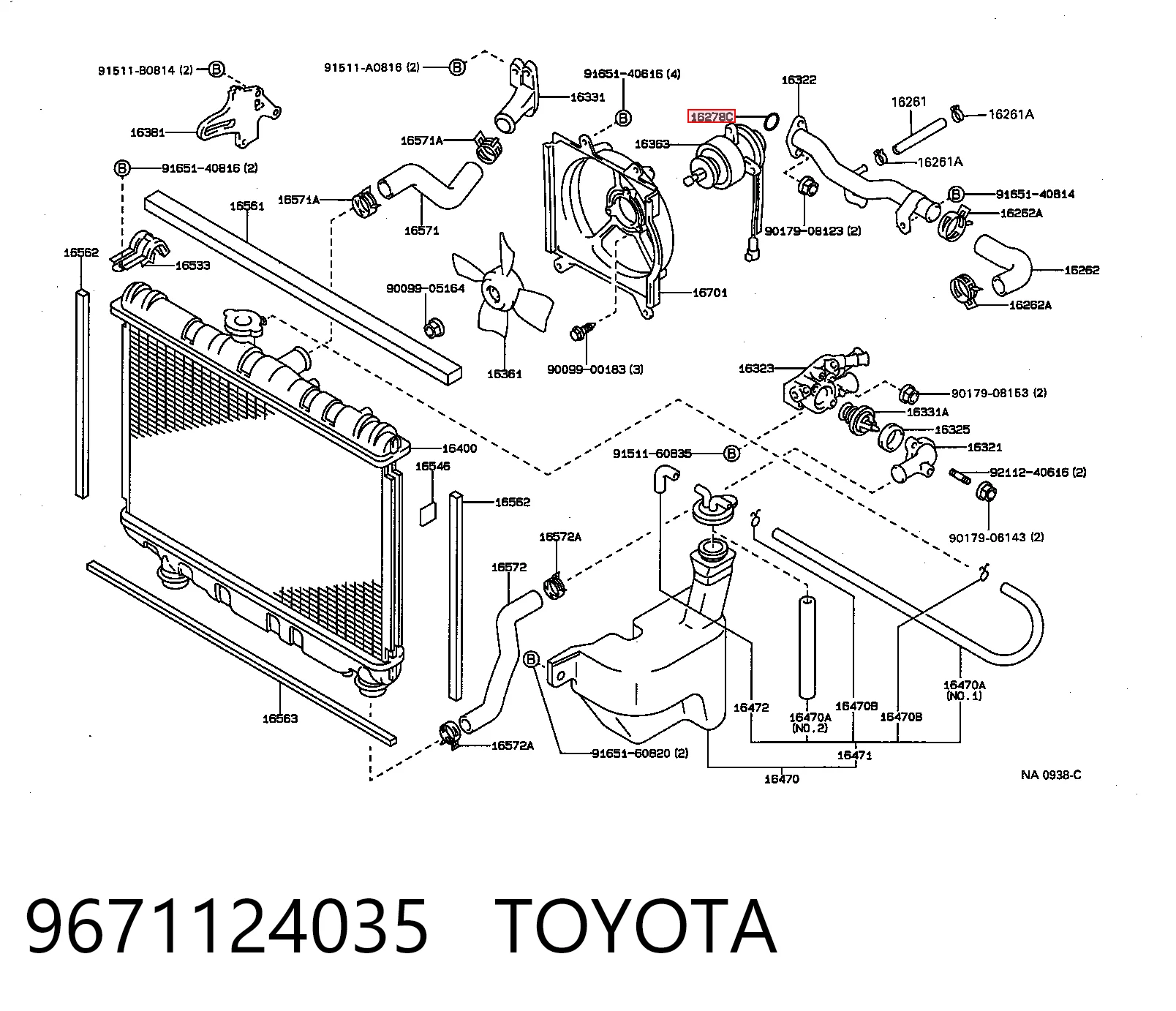 9671124035 Toyota