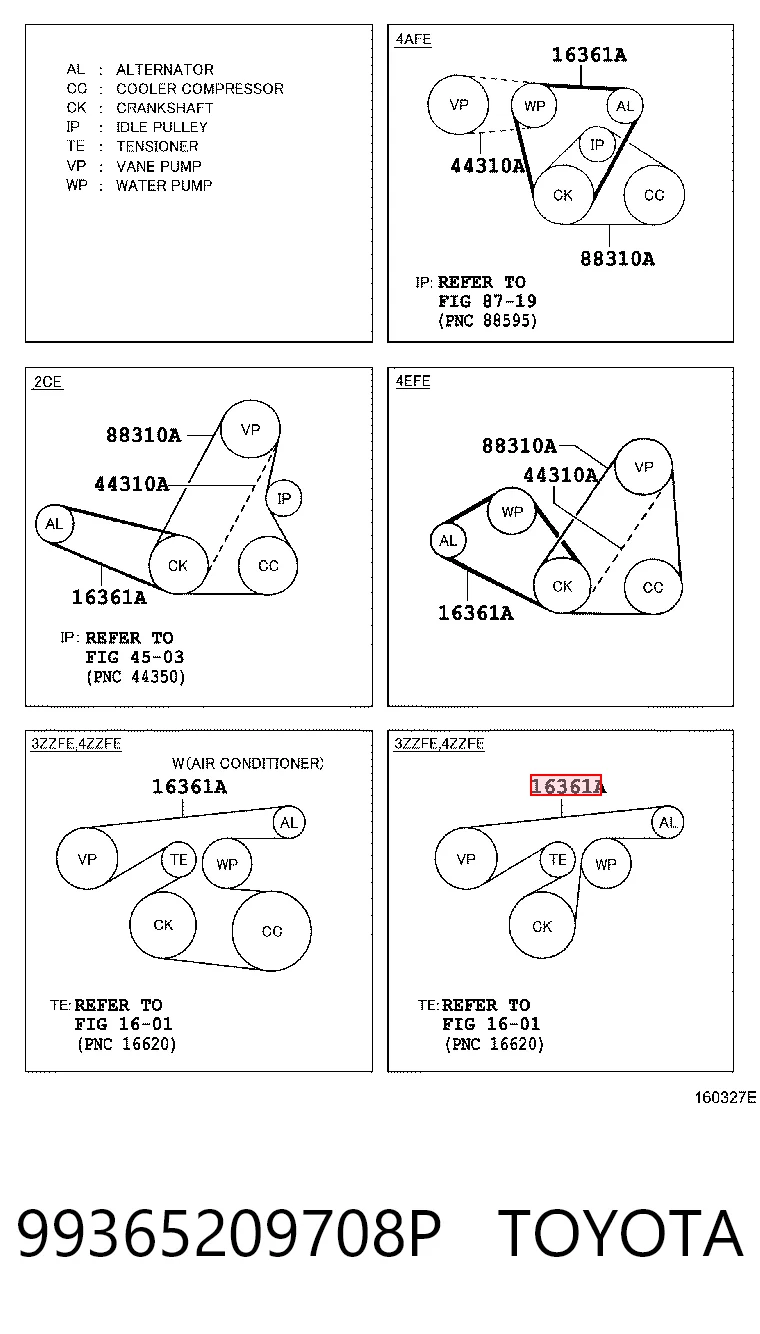 Do koszyka 1752161MA0 Suzuki Pas napędowy mechanizmów