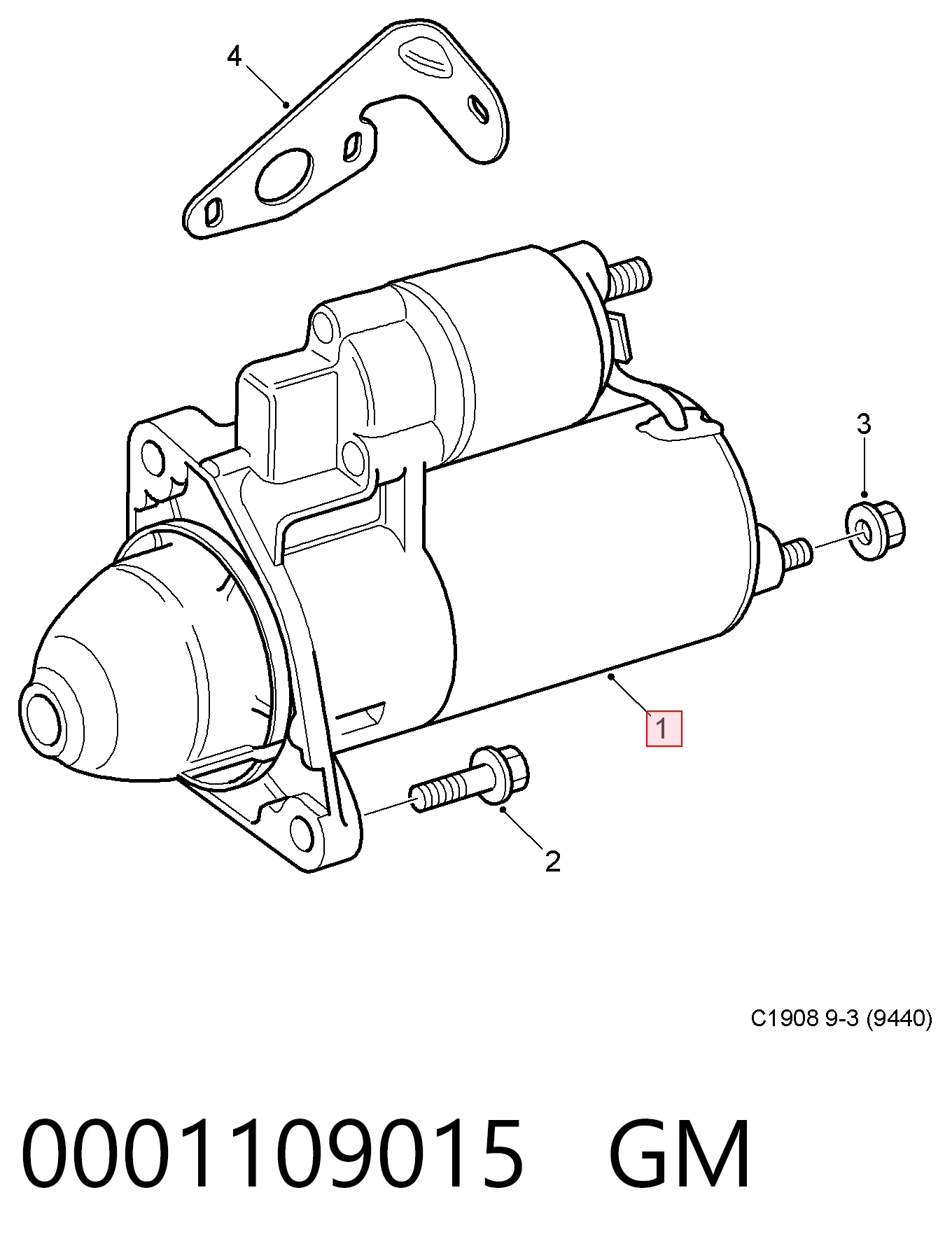 Do koszyka Rozrusznik Opel Omega B 25, 26, 27
