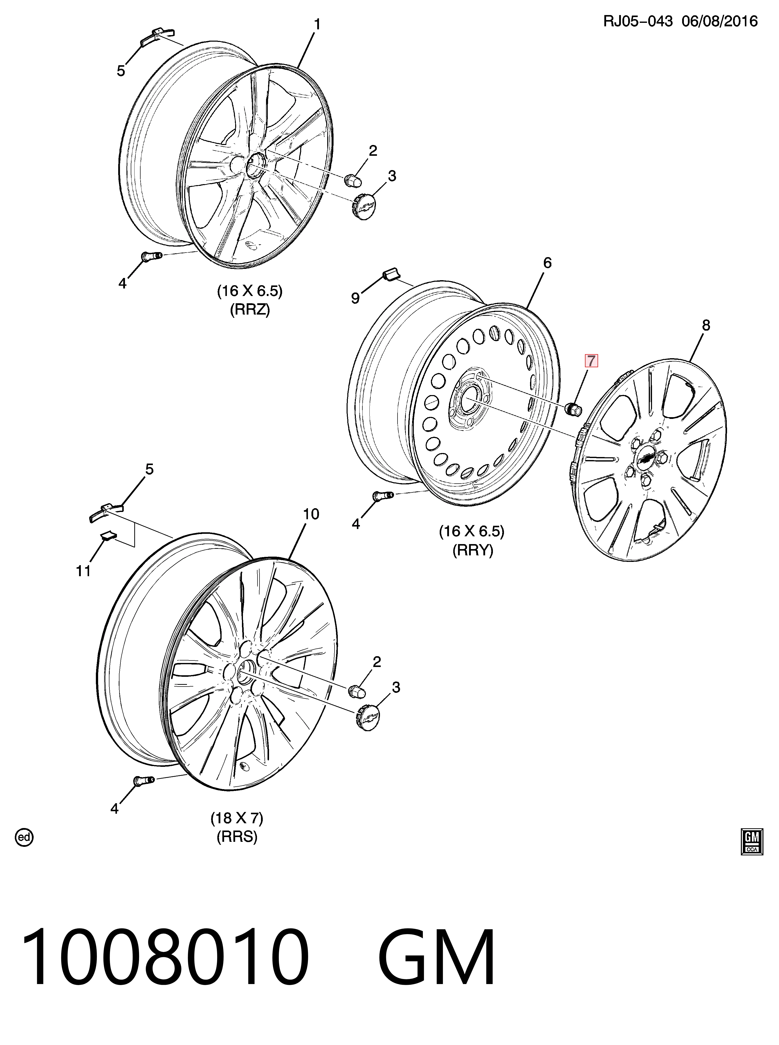 Nakrętka koła do Opel Astra J Sports Tourer P10