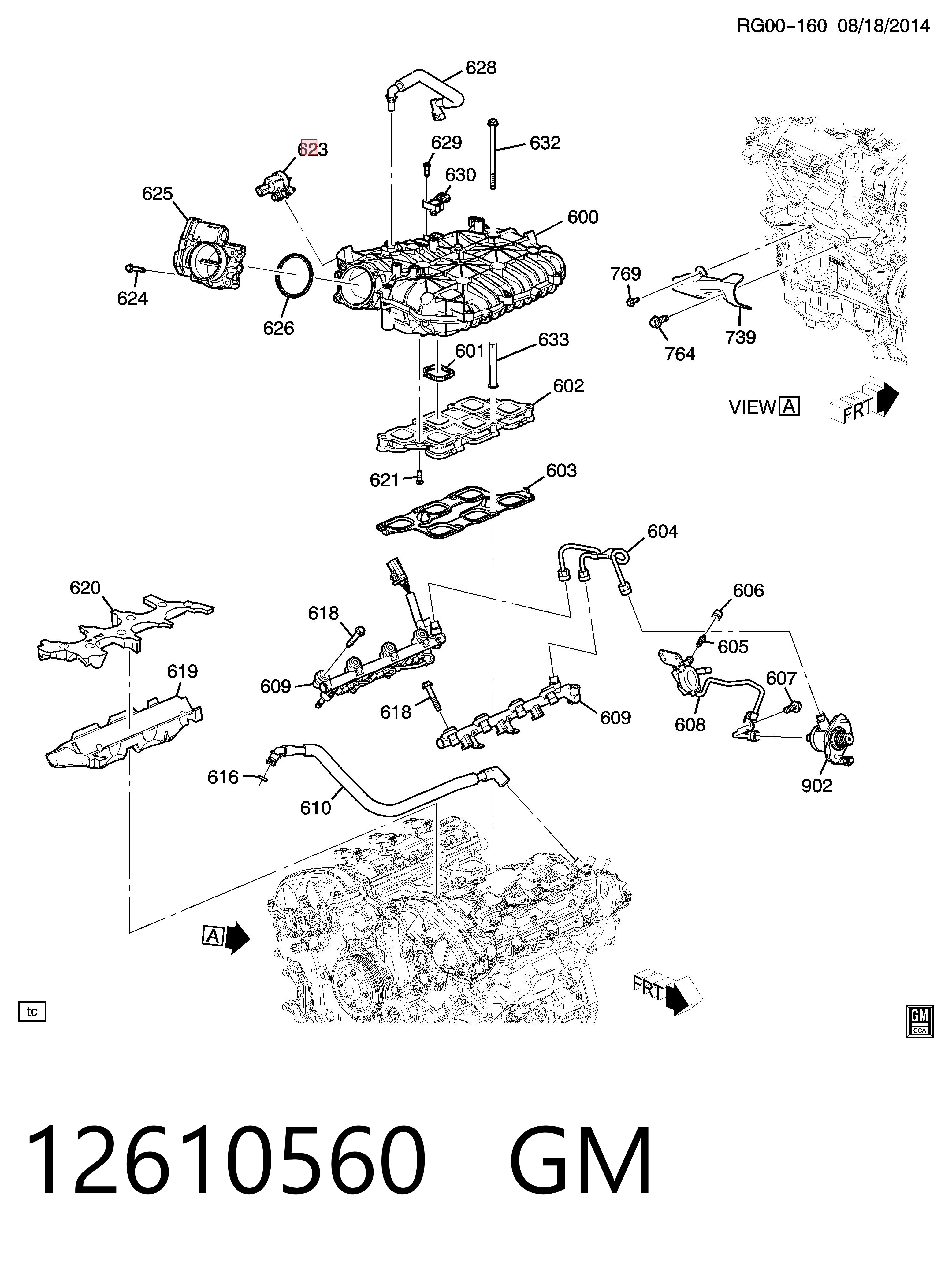 Zawór odpowietrzający zbiornika paliwa do Chevrolet Captiva II C140