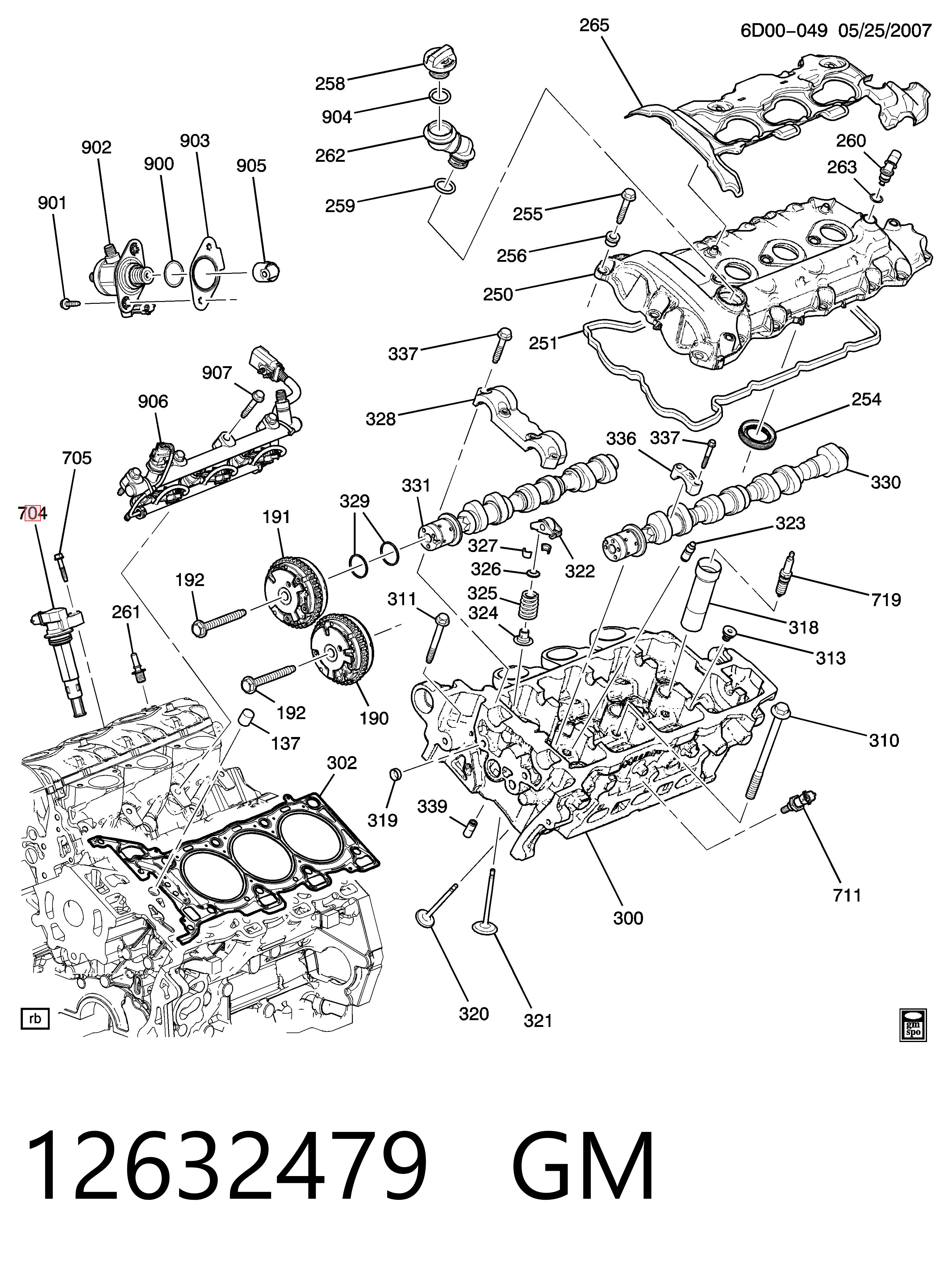12632479 General Motors Cewka zapłonowa