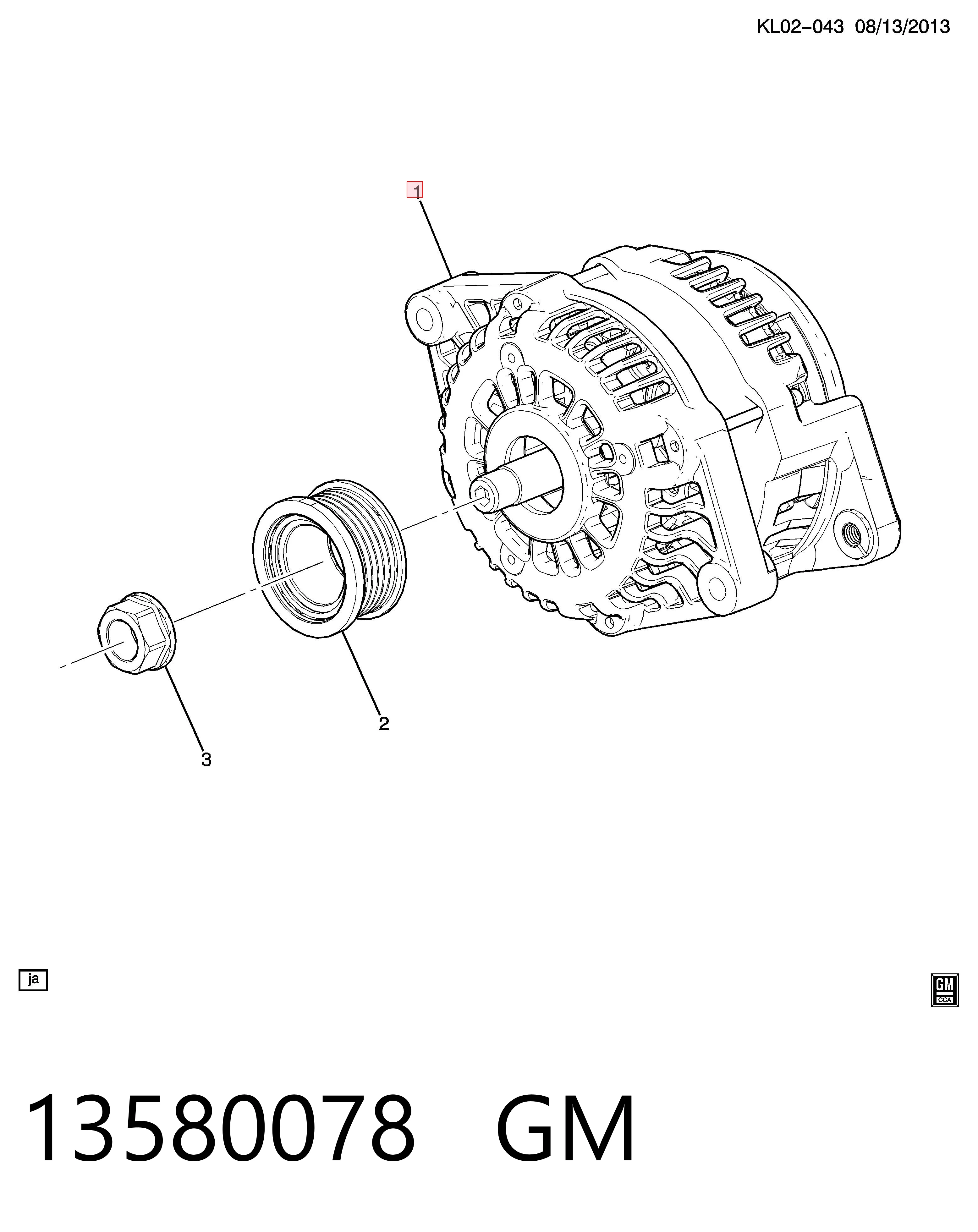  Alternator Chevrolet Captiva 2