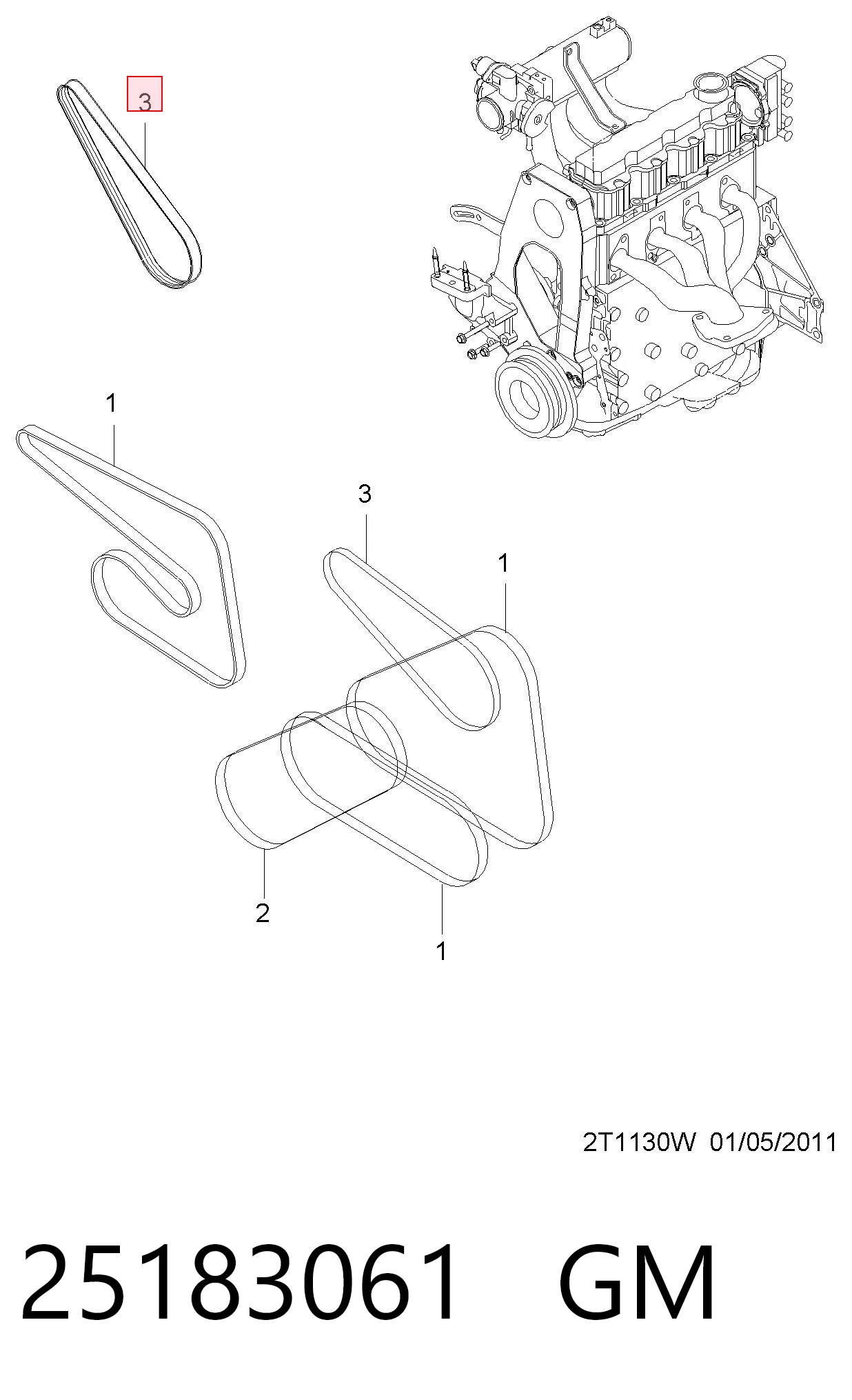 Do koszyka 96239408 Hyundai/Kia Pas napędowy mechanizmów